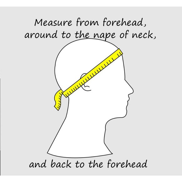 Blue Rain Clouds Surgical Scrub Cap Dental Chemo Hat - Picture 5 of 5